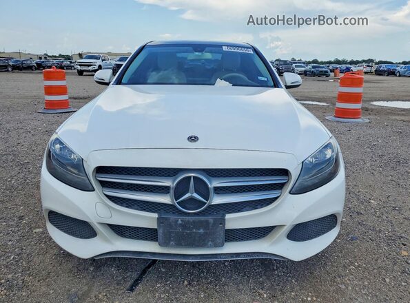 WDDWF4JB5JR314455 2018 MERCEDES-BENZ C White Vista frontal
