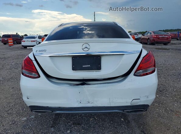 WDDWF4JB5JR314455 2018 MERCEDES-BENZ C White Vista trasera