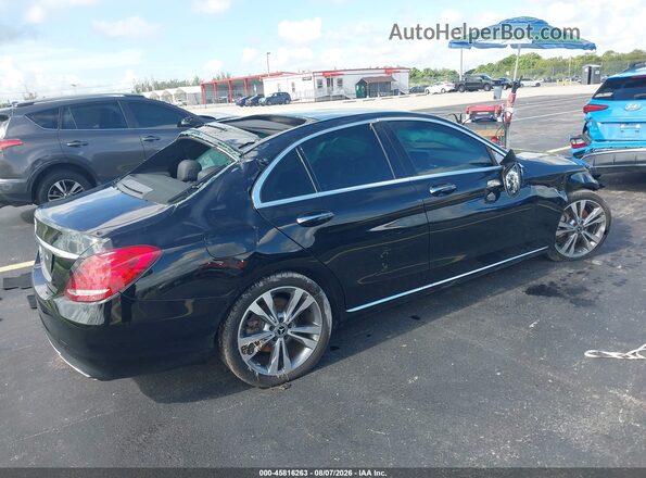 WDDWF4JB6JR412197 2018 MERCEDES-BENZ C-CLASS Черный Задняя правая четверть