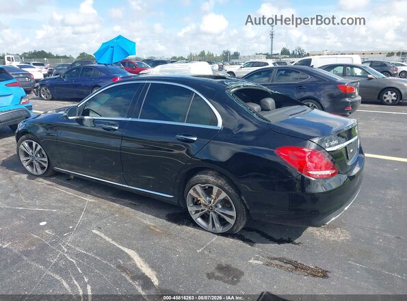WDDWF4JB6JR412197 2018 MERCEDES-BENZ C-CLASS Черный Задняя левая четверть