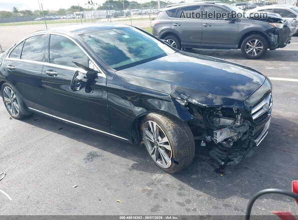 WDDWF4JB6JR412197 2018 MERCEDES-BENZ C-CLASS Черный Вид спереди