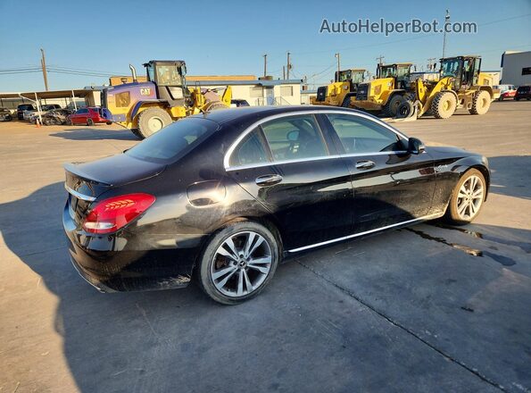 WDDWF4JB7JR338739 2018 MERCEDES-BENZ C Black Rear right