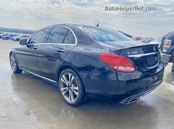 WDDWF4JB7JR338739 2018 MERCEDES-BENZ C Black Rear left