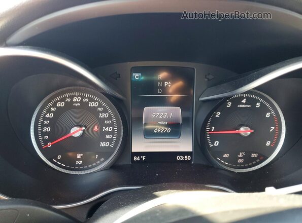 WDDWF4JB8GR141054 2016 MERCEDES-BENZ C White Widok zestawu wskaźników
