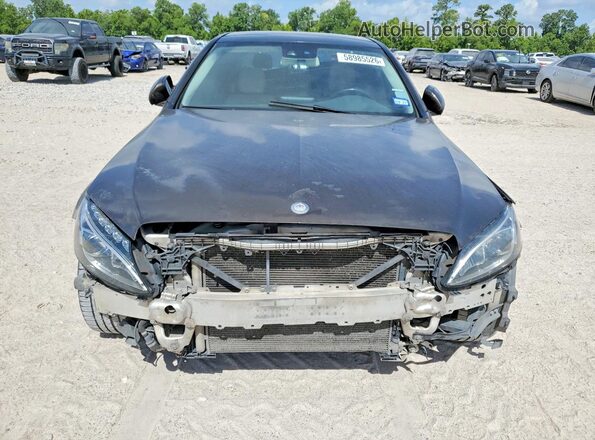 WDDWF4JB9GR183989 2016 MERCEDES-BENZ C Brown Vista frontal