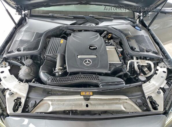 WDDWF4JB9JR409987 2018 MERCEDES-BENZ C Gray Rear interior view