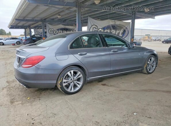 WDDWF4JB9JR409987 2018 MERCEDES-BENZ C Gray Rear right