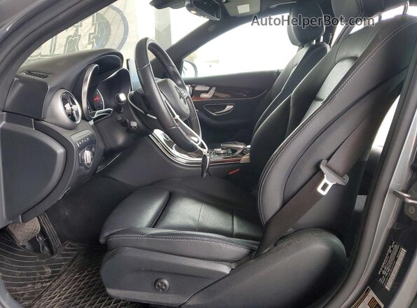 WDDWF4JB9JR409987 2018 MERCEDES-BENZ C Gray Front interior view