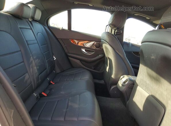 WDDWF4JB9JR418768 2018 MERCEDES-BENZ C White Вид задніх сидінь