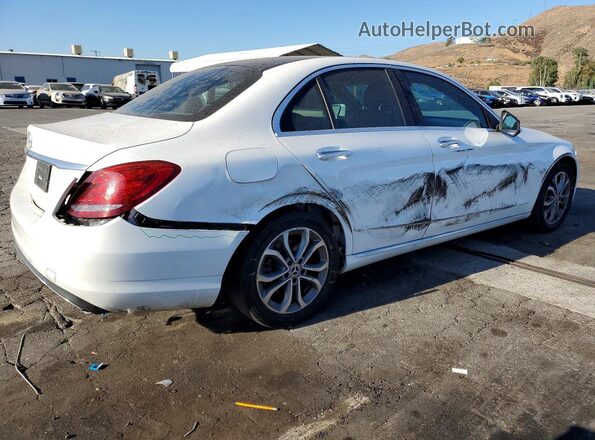 WDDWF4JB9JR418768 2018 MERCEDES-BENZ C White Задня права чверть