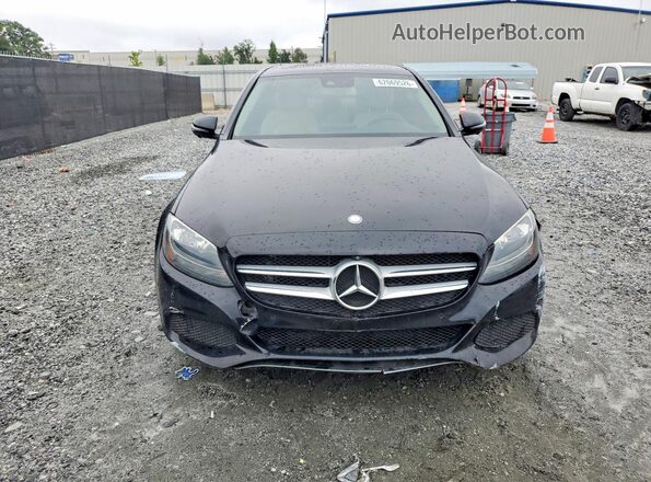 WDDWF4JBXGR147552 2016 MERCEDES-BENZ C Черный Вид спереди