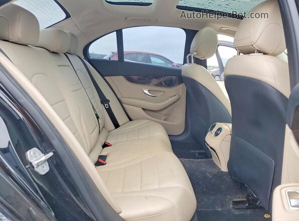 WDDWF4JBXGR147552 2016 MERCEDES-BENZ C Черный Вид задних сидений