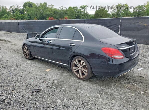WDDWF4JBXGR147552 2016 MERCEDES-BENZ C Черный Задняя левая четверть