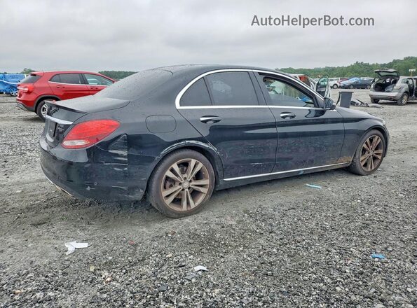 WDDWF4JBXGR147552 2016 MERCEDES-BENZ C Черный Задняя правая четверть