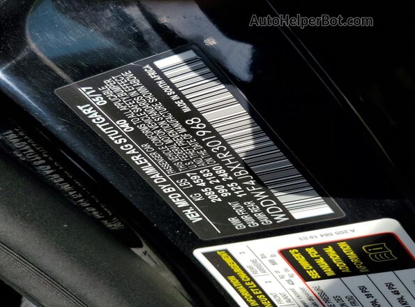 WDDWF4JBXHR301968 2017 MERCEDES-BENZ C Black Engine compartment view