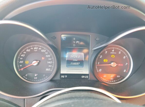WDDWF4JBXHR301968 2017 MERCEDES-BENZ C Black Instrument cluster view