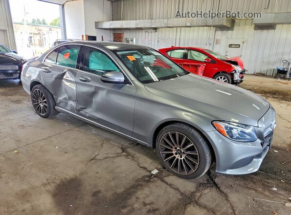WDDWF4KB0GR171647 2016 MERCEDES-BENZ C Gray წინა მარჯვენა
