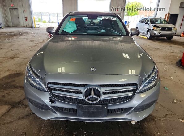 WDDWF4KB0GR171647 2016 MERCEDES-BENZ C Gray წინა ხედი