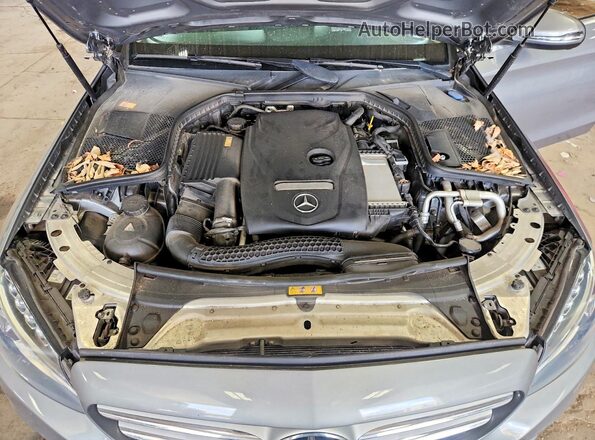 WDDWF4KB0GR171647 2016 MERCEDES-BENZ C Gray უკანა სალონის ხედი