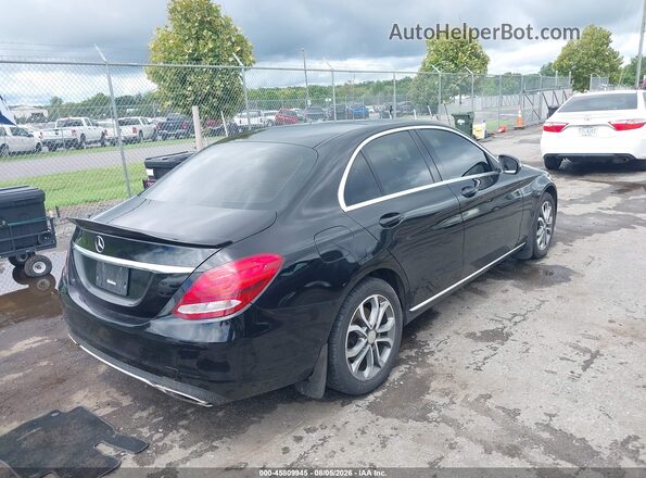 WDDWF4KB1GR143405 2016 MERCEDES-BENZ C-CLASS Black Trasero derecho