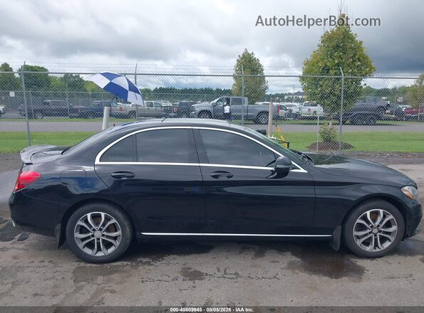 WDDWF4KB1GR143405 2016 MERCEDES-BENZ C-CLASS Black Vista interior trasera