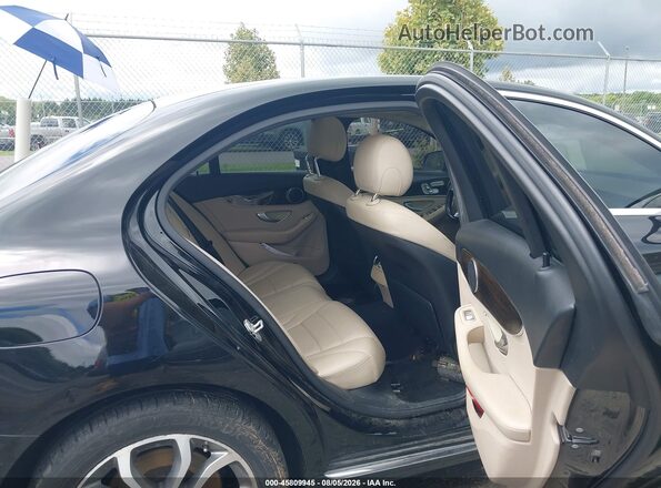 WDDWF4KB1GR143405 2016 MERCEDES-BENZ C-CLASS Black Vista de la etiqueta del VIN