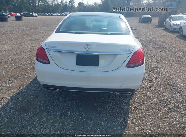 WDDWF4KB2HR235883 2017 MERCEDES-BENZ C-CLASS White 