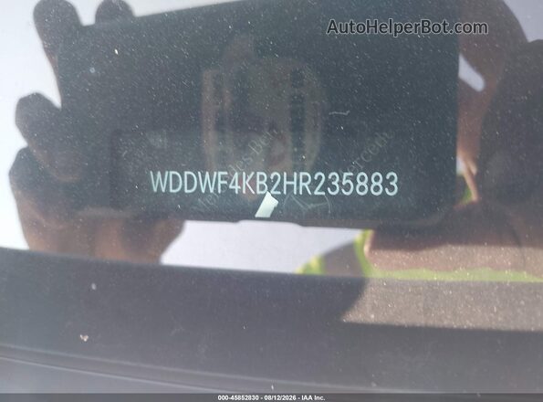 WDDWF4KB2HR235883 2017 MERCEDES-BENZ C-CLASS White 