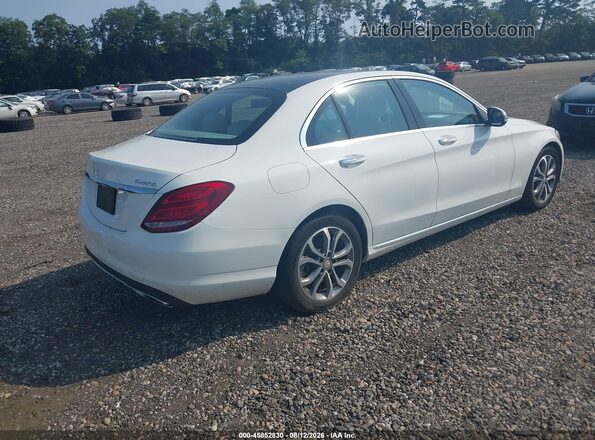 WDDWF4KB2HR235883 2017 MERCEDES-BENZ C-CLASS White Tył prawy