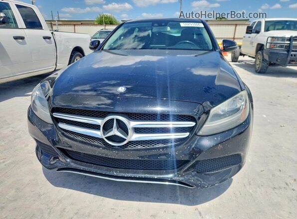 WDDWF4KB3GR131675 2016 MERCEDES-BENZ C Черный Вид спереди
