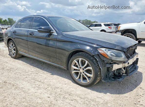 WDDWF4KB3GR164384 2016 MERCEDES-BENZ C Black Przód prawy