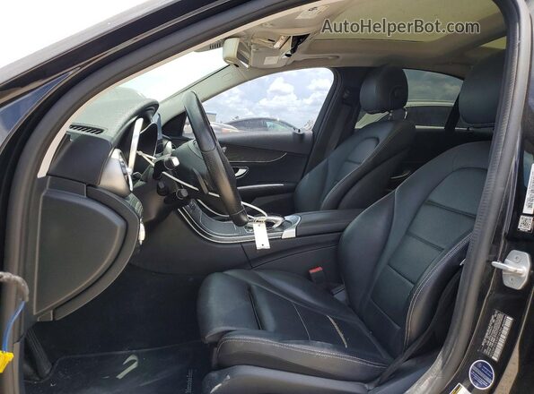 WDDWF4KB3GR164384 2016 MERCEDES-BENZ C Black Widok wnętrza z przodu