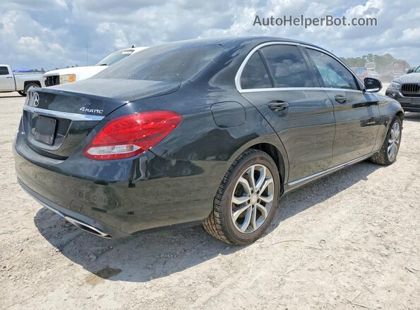 WDDWF4KB3GR164384 2016 MERCEDES-BENZ C Black Tył prawy