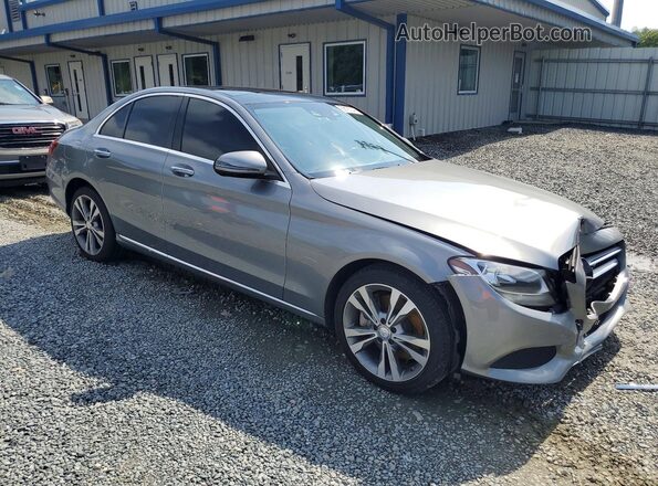 WDDWF4KB3GR171089 2016 MERCEDES-BENZ C Gray Przód prawy