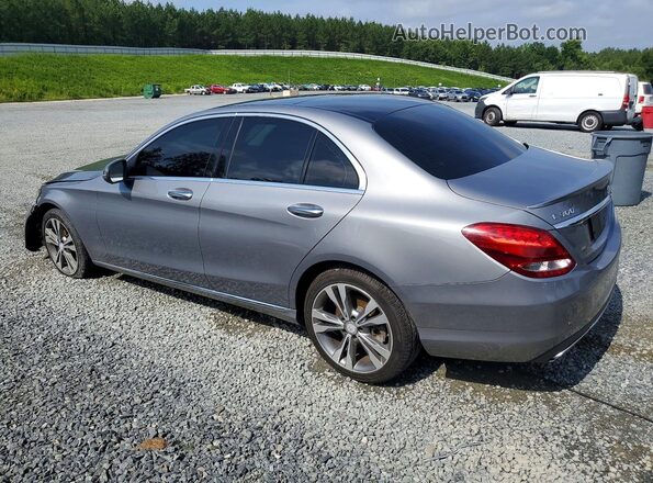 WDDWF4KB3GR171089 2016 MERCEDES-BENZ C Gray Tył lewy