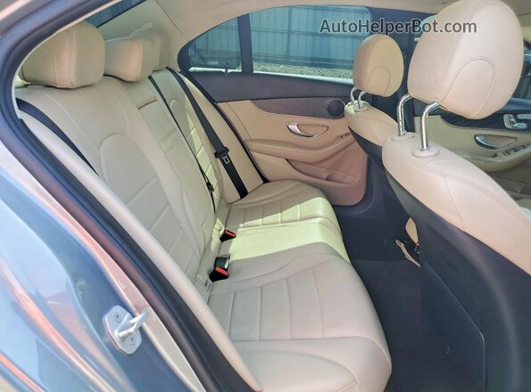 WDDWF4KB3GR171089 2016 MERCEDES-BENZ C Gray Widok tylnych siedzeń
