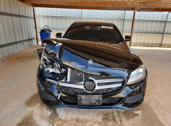 WDDWF4KB4JR411936 2018 MERCEDES-BENZ C Black Widok z przodu