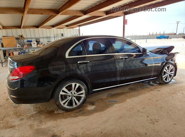 WDDWF4KB4JR411936 2018 MERCEDES-BENZ C Black Tył prawy