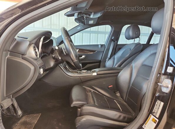 WDDWF4KB4JR411936 2018 MERCEDES-BENZ C Black Widok wnętrza z przodu