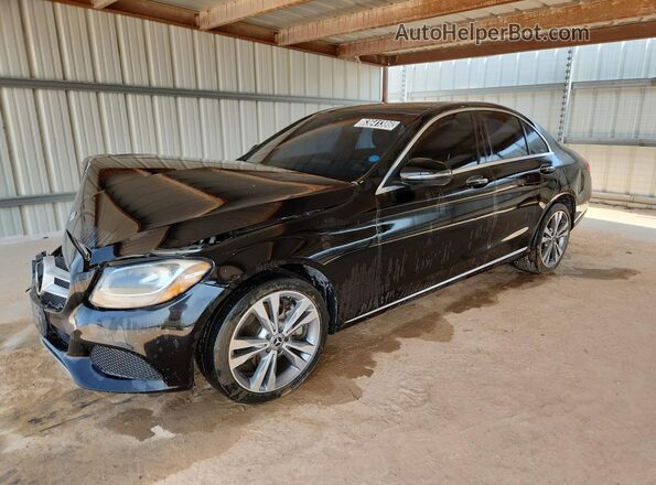 WDDWF4KB4JR411936 2018 MERCEDES-BENZ C Black Widok wnętrza 360 stopni