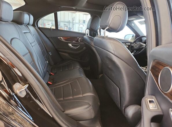 WDDWF4KB4JR411936 2018 MERCEDES-BENZ C Black Widok tylnych siedzeń