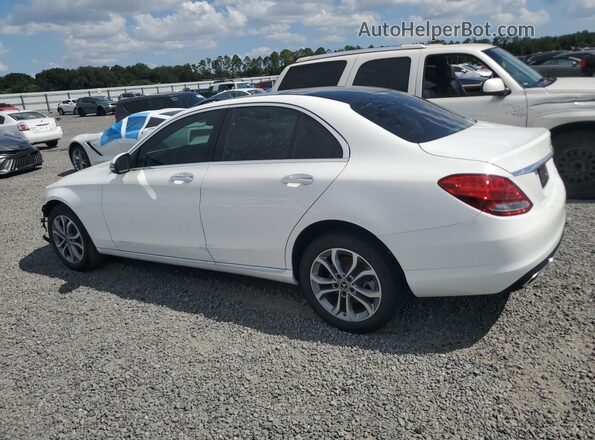 WDDWF4KB5JR348975 2018 MERCEDES-BENZ C White Задня ліва чверть