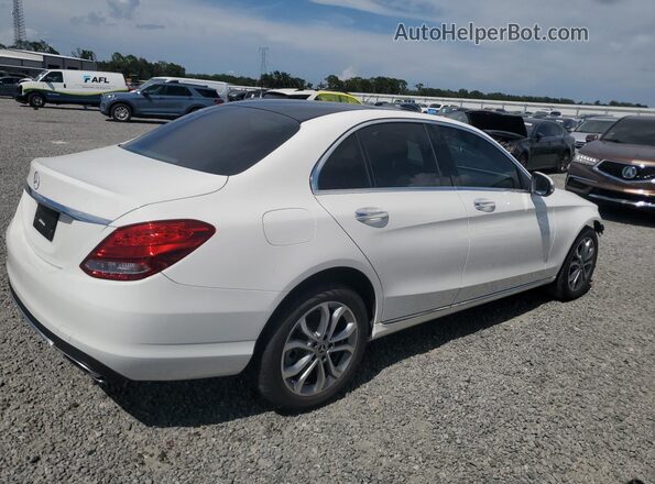 WDDWF4KB5JR348975 2018 MERCEDES-BENZ C White Задня права чверть