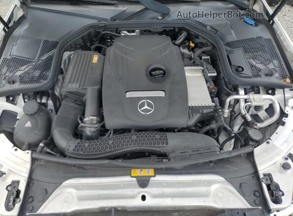 WDDWF4KB5JR348975 2018 MERCEDES-BENZ C White Вид задньої частини салону