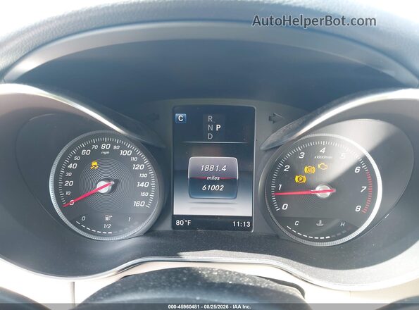 WDDWF4KB5JR354758 2018 MERCEDES-BENZ C-CLASS Dark Blue Вид задних сидений