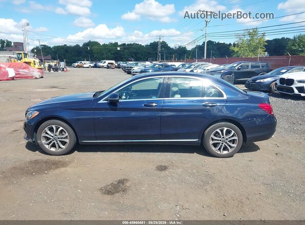 WDDWF4KB5JR354758 2018 MERCEDES-BENZ C-CLASS Dark Blue Панорамный вид салона 360°