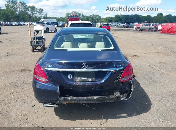 WDDWF4KB5JR354758 2018 MERCEDES-BENZ C-CLASS Dark Blue 