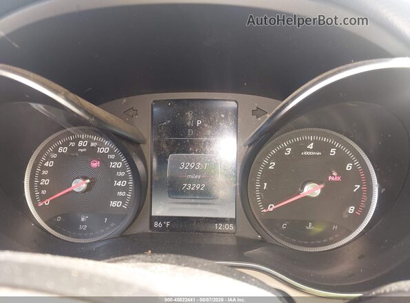 WDDWF4KB5JR400606 2018 MERCEDES-BENZ C-CLASS White Widok tylnych siedzeń