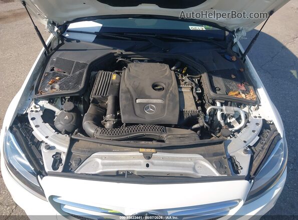 WDDWF4KB5JR400606 2018 MERCEDES-BENZ C-CLASS White Widok z tyłu