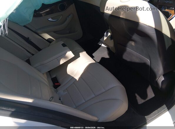 WDDWF4KB6GR133372 2016 MERCEDES-BENZ C-CLASS White Widok naklejki z numerem VIN